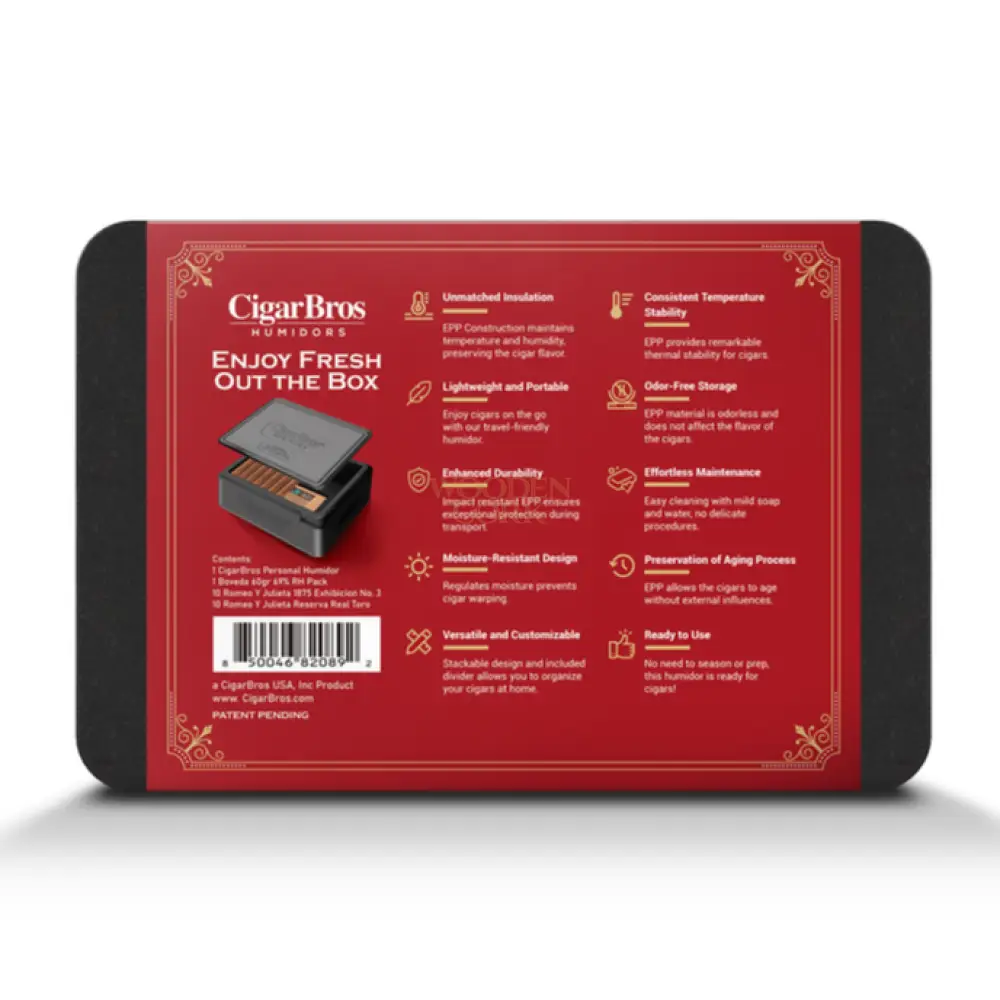 Romeo Y Julieta Premium Cigars Set + Personal Humidor by CigarBros - Image 3