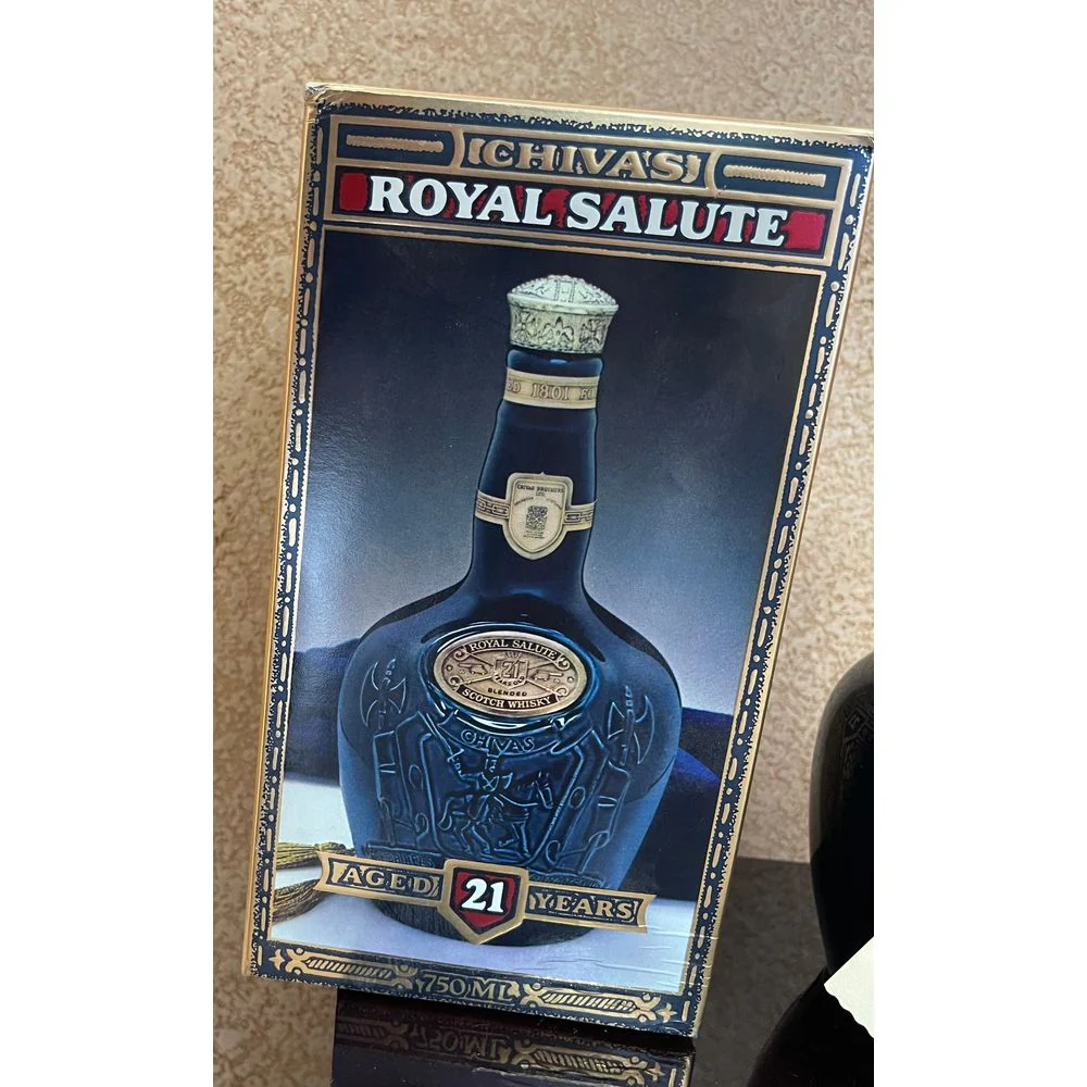Royal Salute 21 Year Blended Scotch Whisky (tax stamp, original box, tag and pouch) - Image 3