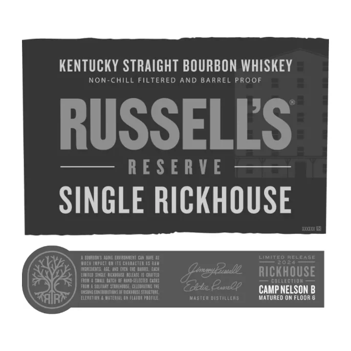 Russell’s Reserve Single Rickhouse 2024 Camp Nelson B Bourbon Whiskey - Image 2