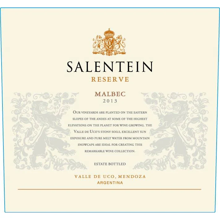 Salentein Valle De Uco Reserve Malbec 750ml