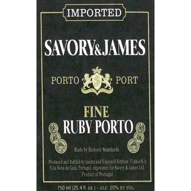 Savory & James Jerez Deluxe Quality Tawny Port 750ml