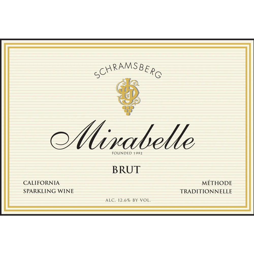 Schramsberg Mirabelle North Coast Brut Sparkling Blend 750ml