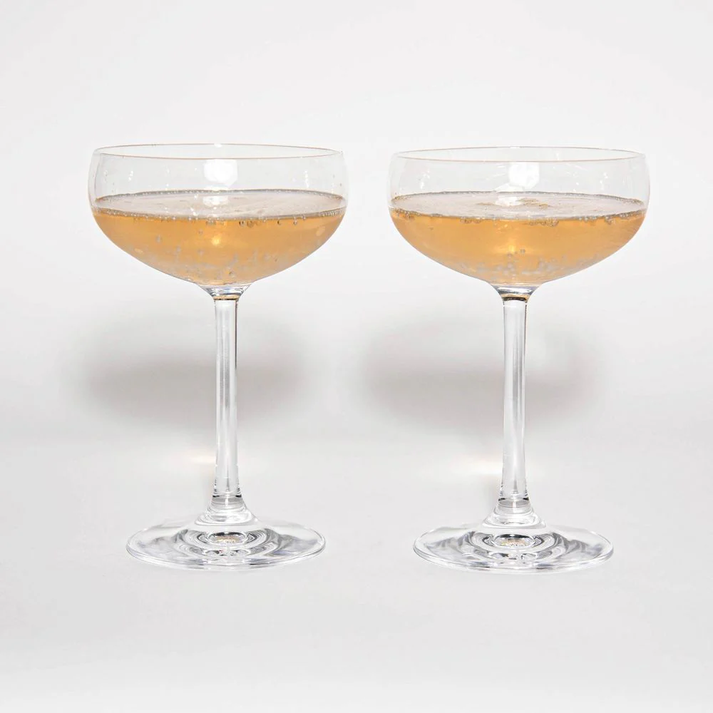 Signature Keys Coupe Cocktail Glasses (Set of 2) - Image 2