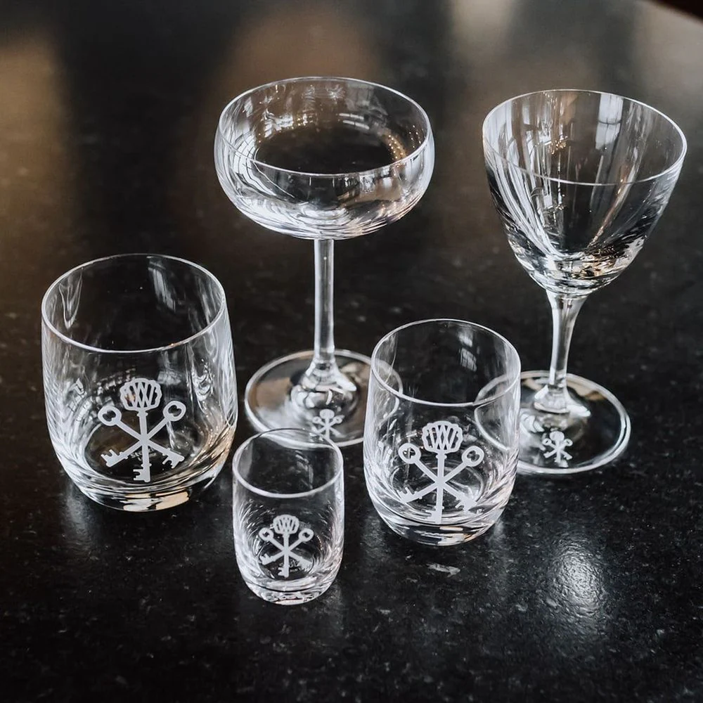 Signature Keys Coupe Cocktail Glasses (Set of 2) - Image 8