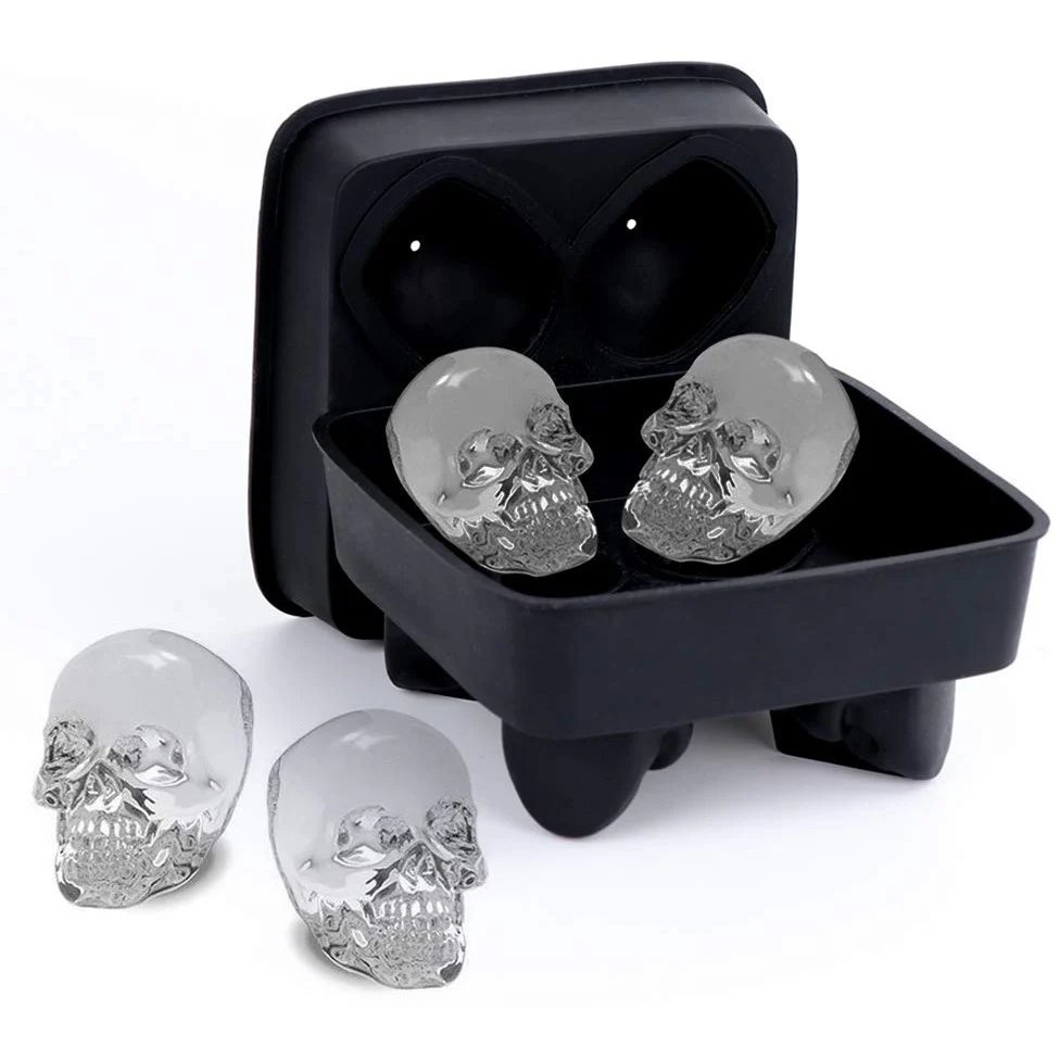 Skull Ice Molds for Whiskey