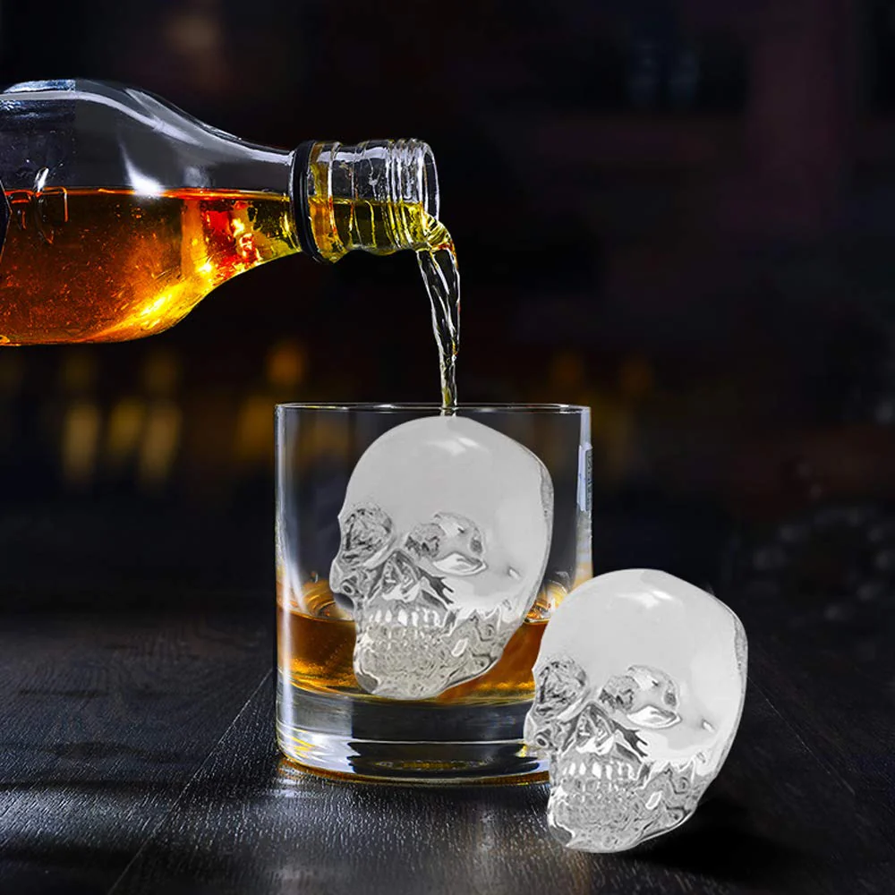 Skull Ice Molds for Whiskey - Image 2
