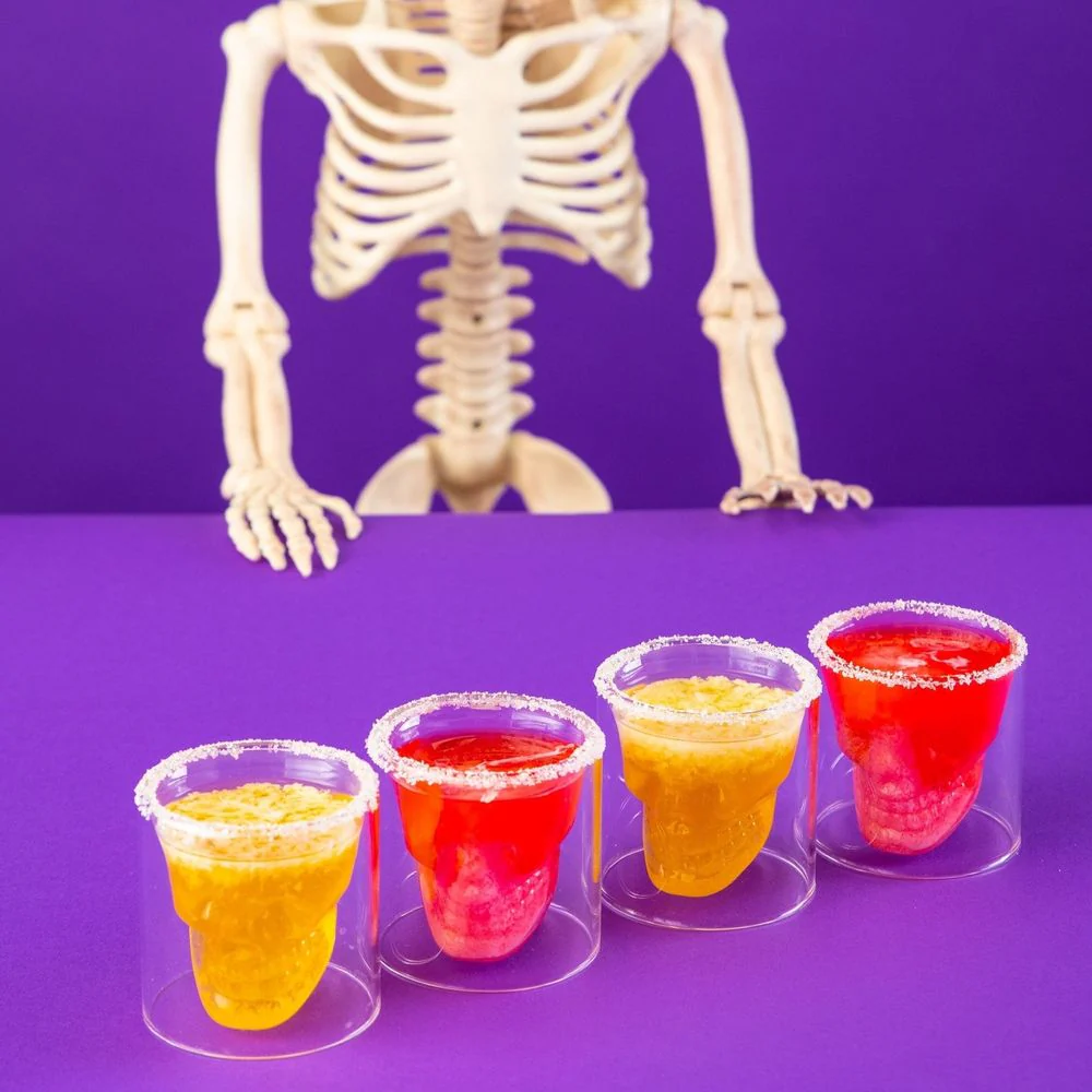 Skull Shot Glasses - Set of 4 (2.5 fl. oz.) - Image 6