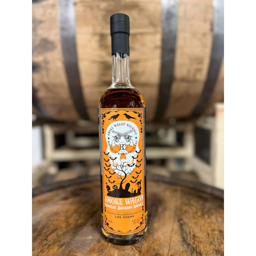 Smoke Wagon Straight Bourbon Whiskey Halloween Glow in the Dark Edition 2023 - Image 2