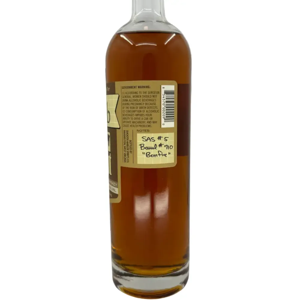 Smooth Ambler Old Scout Bourbon 9 Year 1789 SAS #5 Barrel 710 "Bonfire" 115.4 Proof - Image 2