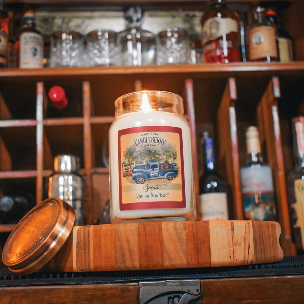 The Candleberry Co. Vanilla Bourbon™, Large Jar Candle - Image 3