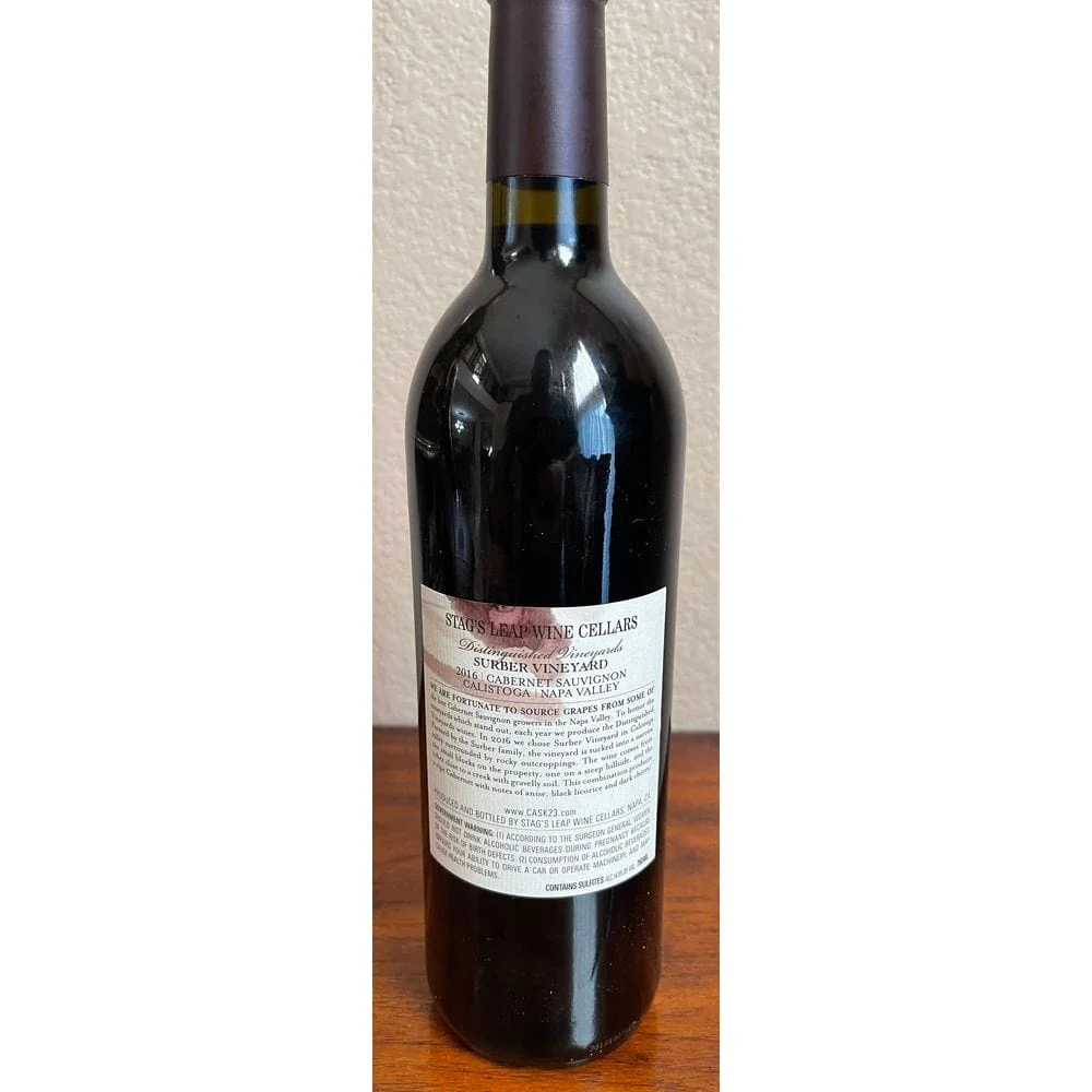 2016 Stag's Leap Wine Cellars Surber Vineyard Cabernet Sauvignon - Image 2