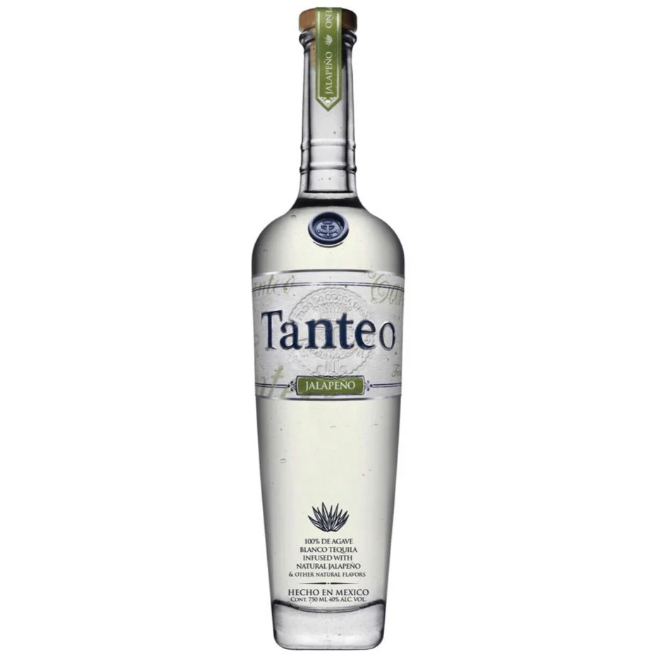 Tanteo Tequila Jalapeño Blanco Tequila 100% de Agave