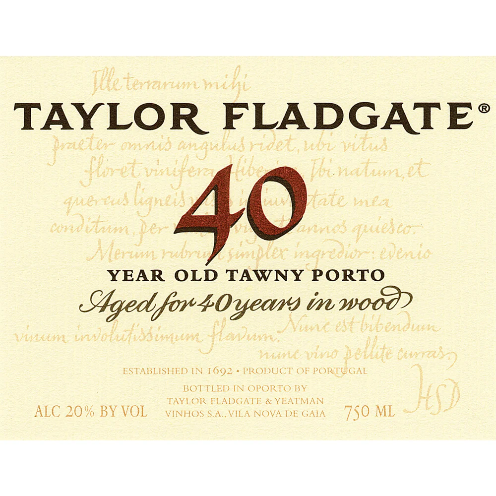 Taylor Fladgate Aged Tawny Port 40Yr 750ml