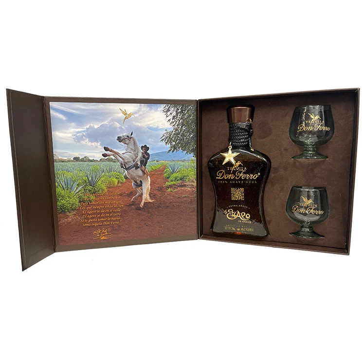 Tequila Don Ferro Extra Anejo Box Set - Image 2