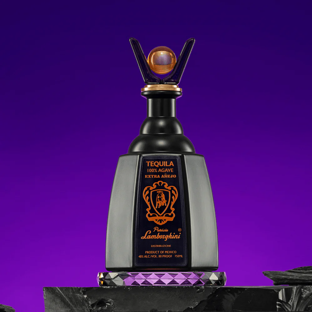 Tequila Patrizia Lamborghini Extra Añejo 100% Agave with Gift Box - Image 4