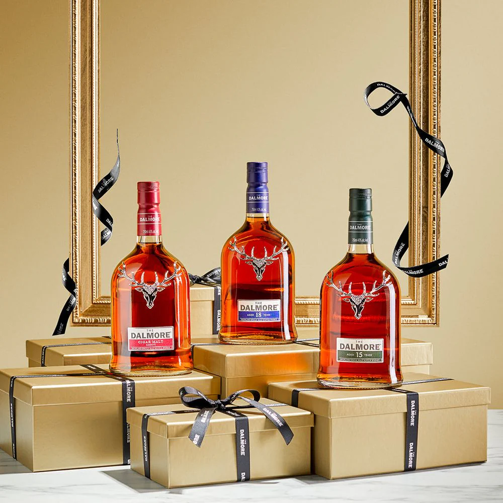 The Dalmore 15 Year, 18 Year & Cigar Malt Reserve Scotch Whisky Bundle - Image 3