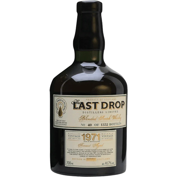 The Last Drop Distillers 1971 Vintage Blended Scotch Whiskey