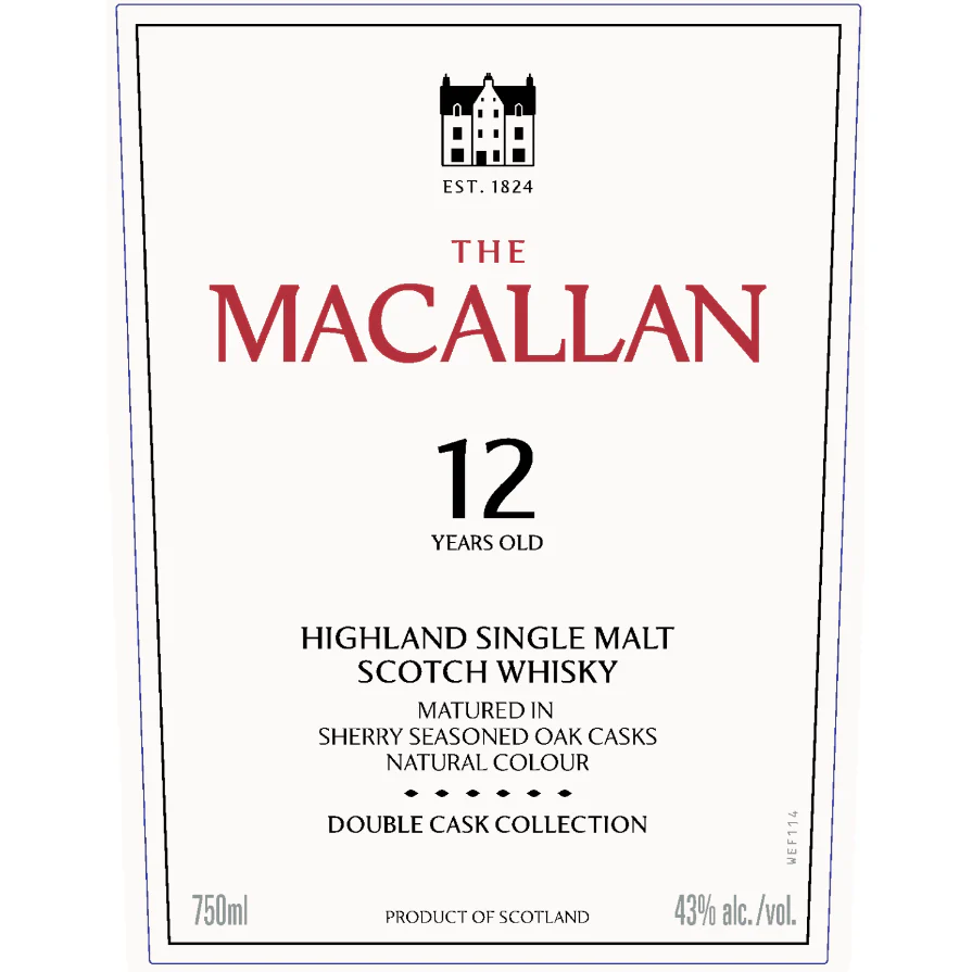 The Macallan 12 Year Double Cask 750ml - Image 5