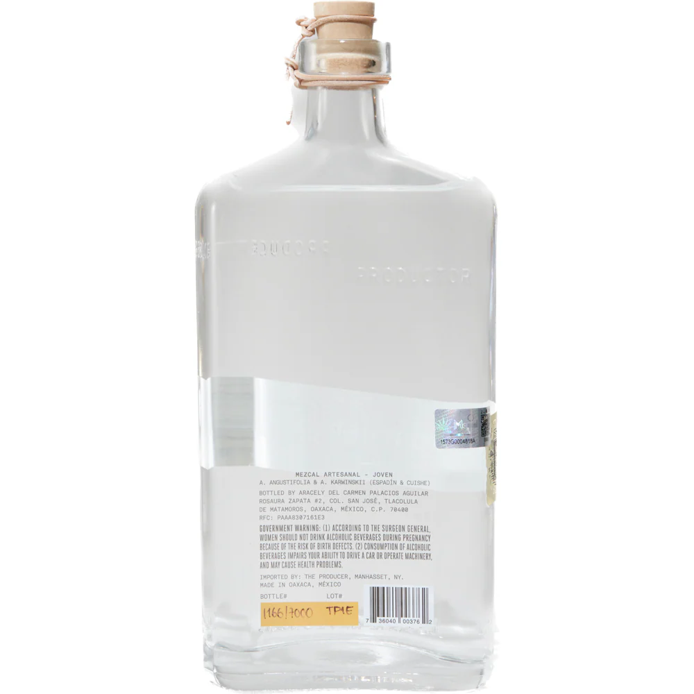 The Producer Mezcal Ensamble Espadin X Cuishe - Image 2
