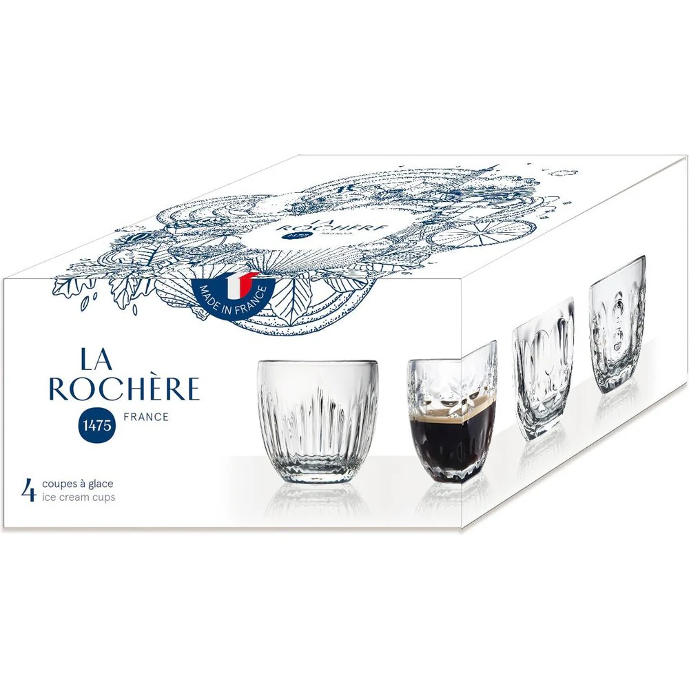 La Rochere Troquet Assorted Espresso Cup Set -4 - Image 3