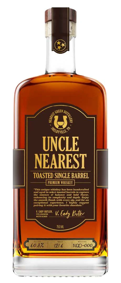 Uncle Nearest Toasted Single Barrel Tennessee Whiskey 750ml