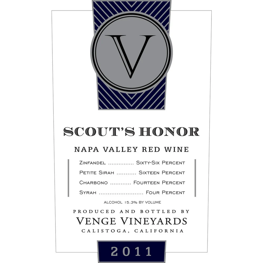 Venge Vineyards Scout's Honor Napa Valley Red Blend 750ml