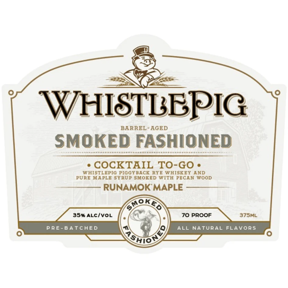 WhistlePig Smoked Fashioned Cocktail To-Go 375ml