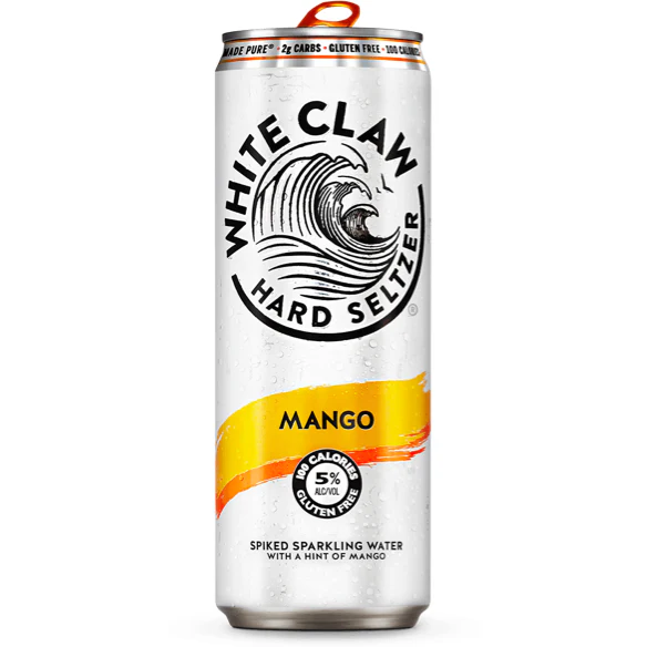 White Claw Hard Seltzer Mango 6pk
