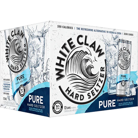 White Claw Hard Seltzer Pure 12pk