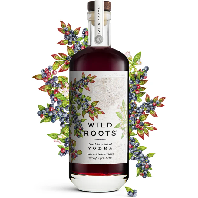 Wild Roots Huckleberry Infused Vodka