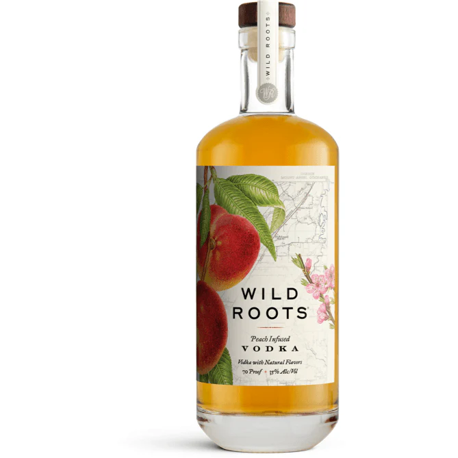 Wild Roots Peach Infused Vodka