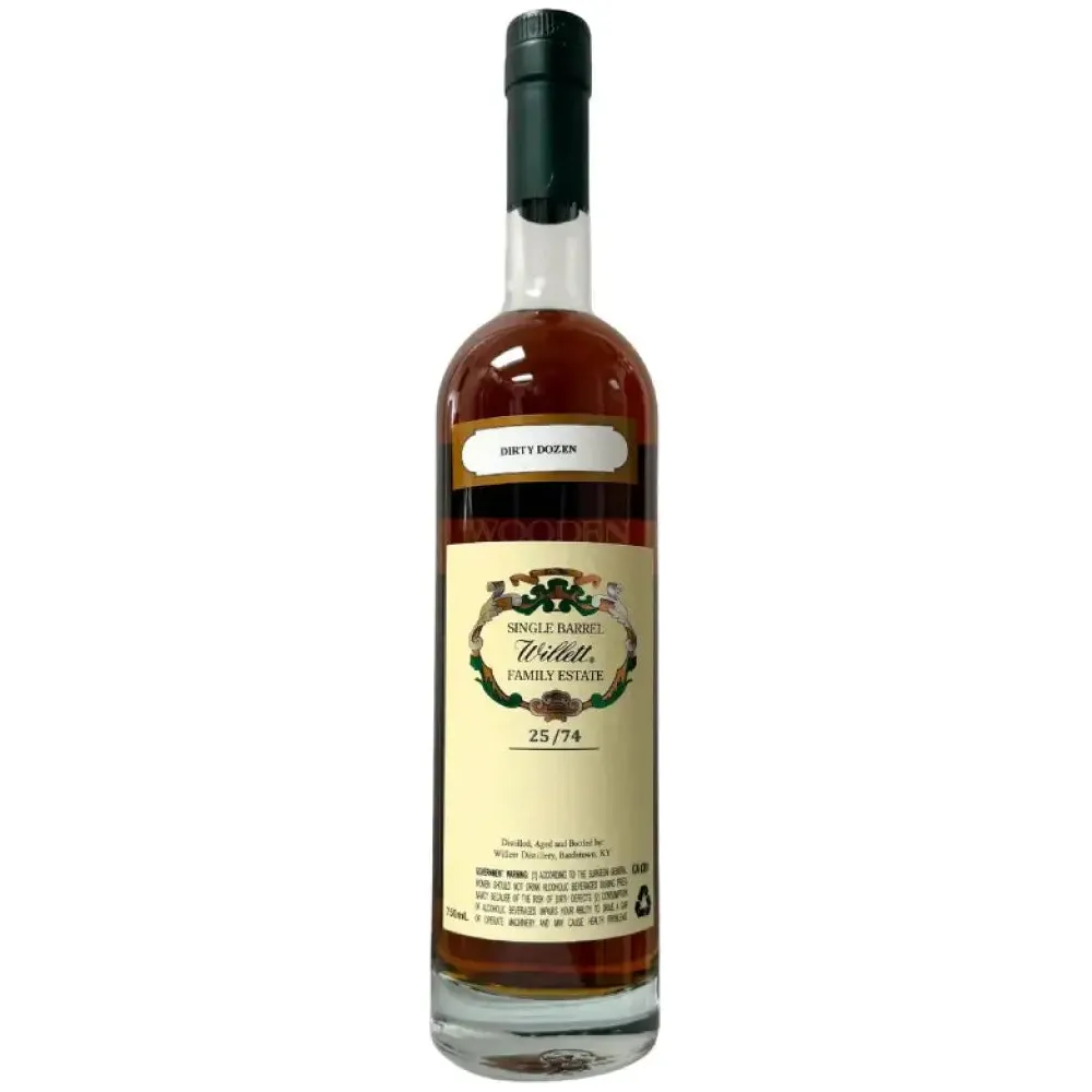 Willett Family Estate 12 Year Single Barrel Rye #2520 "Dirty Dozen" 119.2 Proof - Image 2