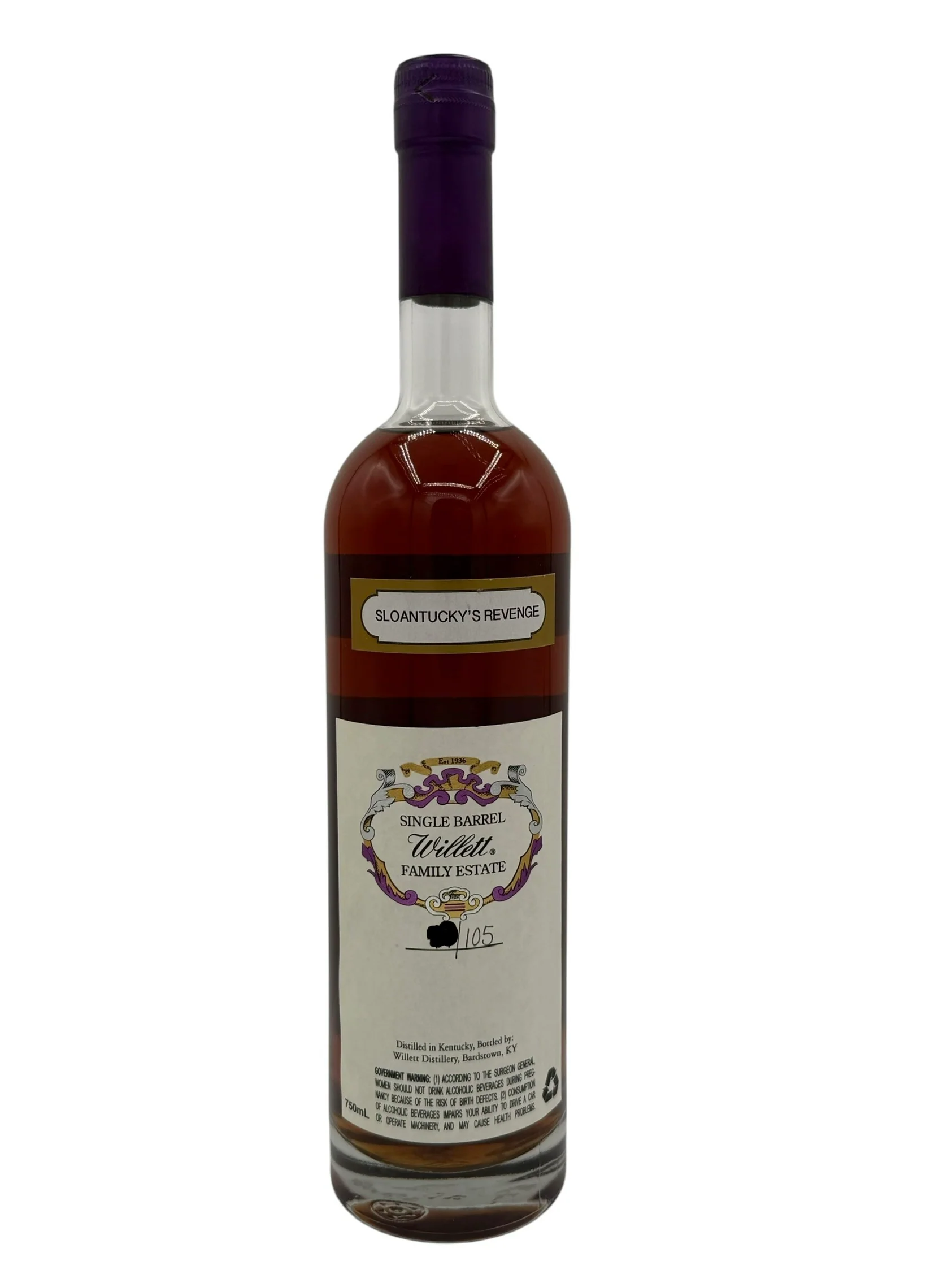 Willett Family Estate Single Barrel Bourbon 12 Year Old #1212 123 Proof (Sourced) SLOANTUCKY'S REVENGE - Image 2