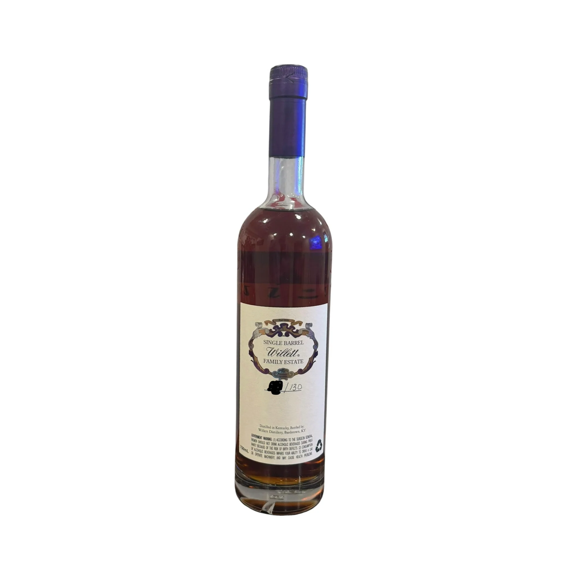 Willett Family Estate Single Barrel Bourbon 14 Year Old #2089 125.2 Proof (Sourced) - Image 2