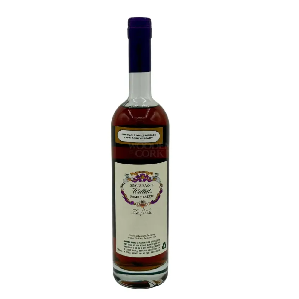 Willett Family Estate Single Barrel Bourbon 15 Year Old #784 121.2 Proof - Image 2