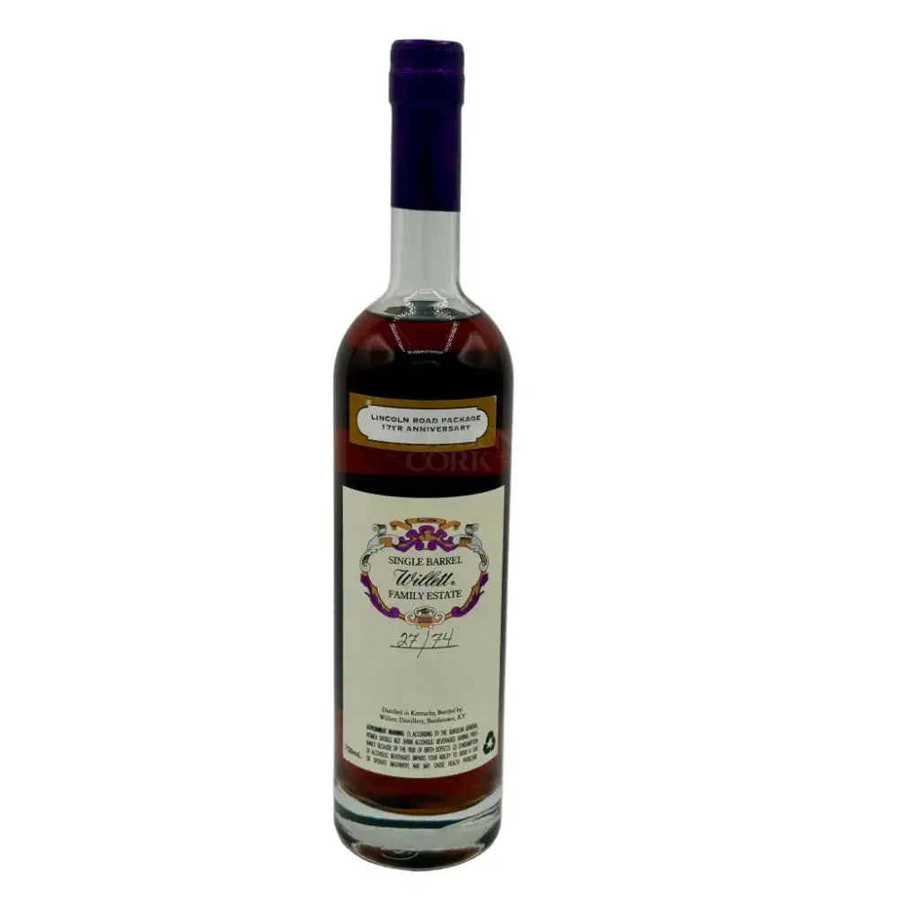 Willett Family Estate Single Barrel Bourbon 17 Year Old #1563 124 Proof - Image 2