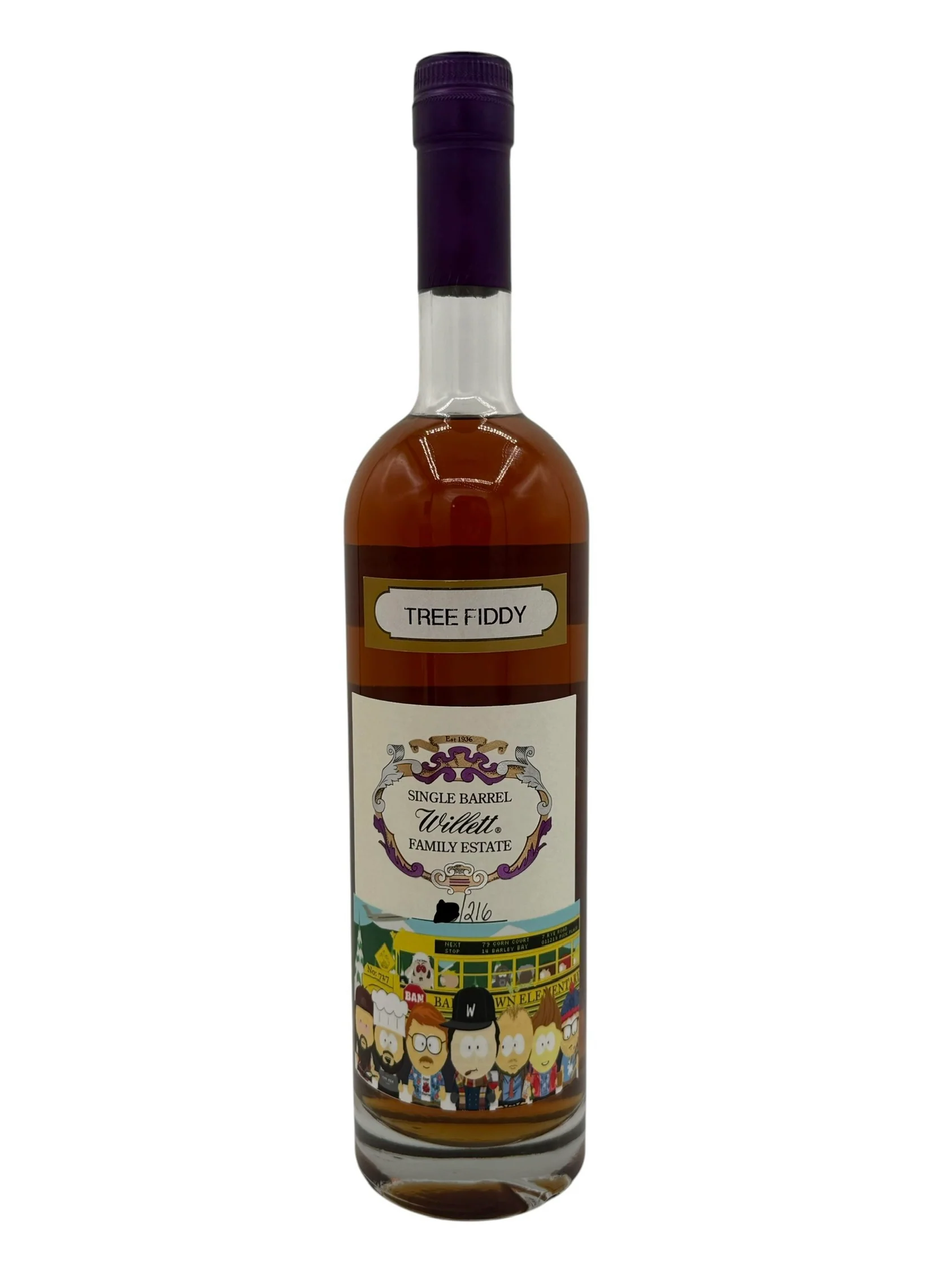 Willett Family Estate Single Barrel Bourbon 6 Year Old #727 104.8 Proof TREE FIDDY - Image 2