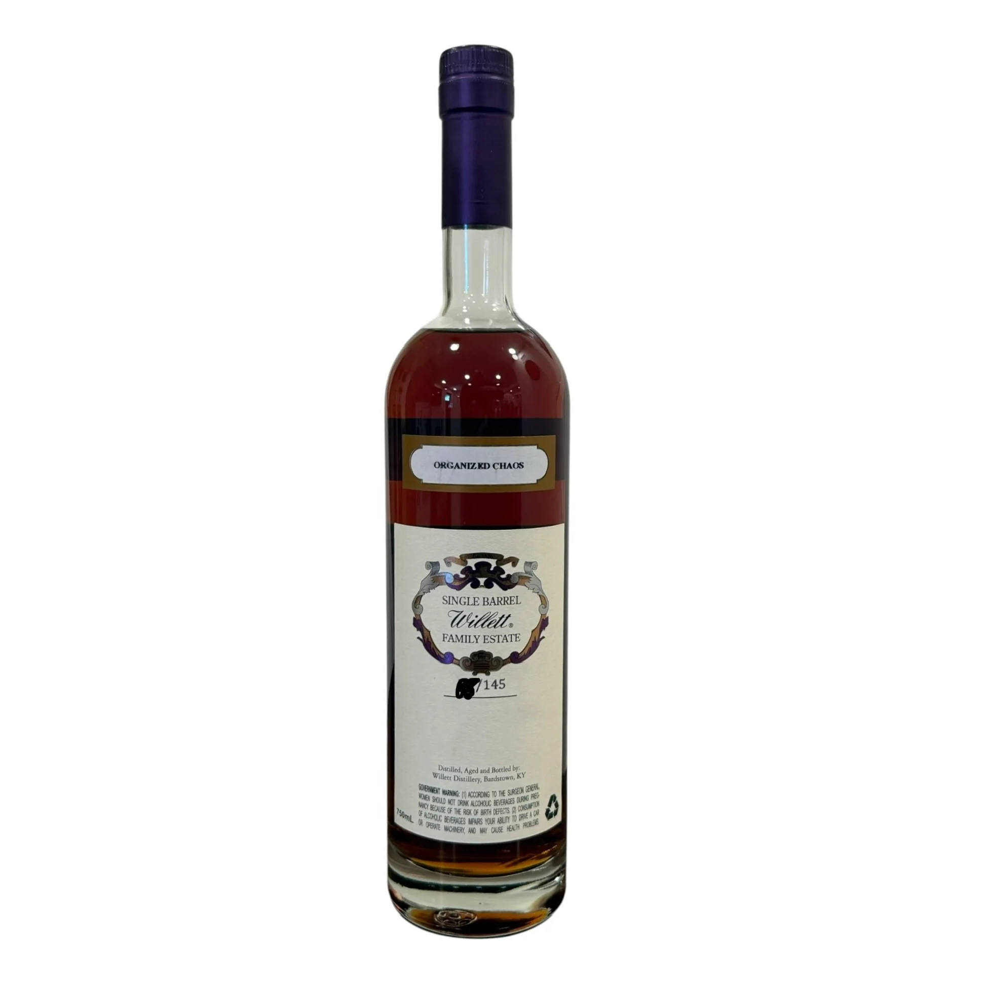 Willett Family Estate Single Barrel Bourbon 9 Year Old #5247 130.4 Proof ORGANIZED CHAOS - Image 2