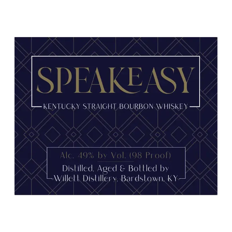 Willett Speakeasy Straight Bourbon Whiskey 750mL - Image 2